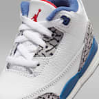 Jordan 3 Retro 'True Blue' Baby/Toddler Shoes