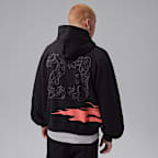 Jordan Brooklyn Men's Oversized Graphic Fleece Pullover Hoodie
