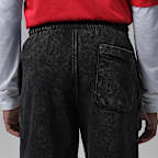 Jordan Big Kids' Acid Wash French Terry Shorts