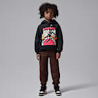 Sudadera con gorro sin cierre Jordan Authentic para niños talla pequeña Jordan