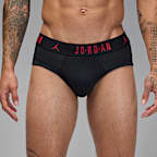 Jordan Men's Flight Cotton Hip Briefs (3-Pack)