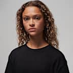 Playera en blanco para mujer Jordan