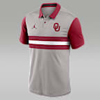 Polo universitario marca Jordan Dri-FIT para hombre Oklahoma Vapor