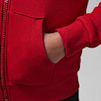 Conjunto de sudadera con gorro de 2 piezas de cierre completo infantil Jordan Brooklyn Fleece