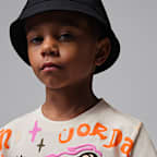 Playera Air Jordan World Tour Merch para niños talla pequeña Jordan