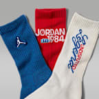 Jordan Kids' Americana Crew Socks (3 Pairs)