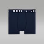 Jordan Big Kids' Dri-FIT Flight Poly Core Boxer Briefs (3 Pairs)