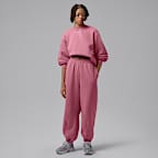 Sudadera de cuello redondo de tejido Fleece para mujer Jordan Brooklyn