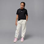 Pants de tejido Fleece plisados para niños talla grande Jordan Jumpman Club