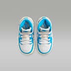 Jordan 1 Retro High OG "UNC Reimagined"-sko til babyer/småbørn