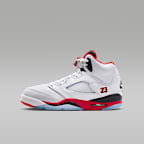 White/Black/Fire Red