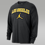 Los Angeles Lakers Essential Men's Jordan NBA Long-Sleeve T-Shirt