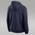 North Carolina Courtside Basketball Practice Men's Jordan Brand Dri-FIT Pullover Hoodie