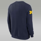 Michigan Sideline Club Men's Jordan Brand College Pullover Crew