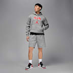 Felpa pullover in fleece con cappuccio Milan Jordan – Uomo