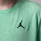 Jordan Air T-Shirt mit Stickerei in Acid-Waschung (ältere Kinder)