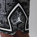 Jordan Dri-FIT Big Kids' MJ Printed Sport Diamond Shorts