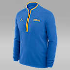 UCLA Courtside Men's Jordan Brand Dri-FIT College Half-Zip Top