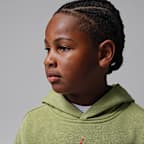 Sudadera con gorro sin cierre Acid Wash de French Terry para niños talla grande Jordan