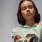 Sudadera con gorro sin cierre para mujer Jordan Brooklyn Fleece