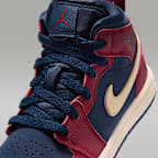 Tenis para niños de preescolar Jordan 1 Mid SE