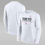 東京 読売ジャイアンツ x ジョーダン エクスクルーシブコレクション メンズ ロングスリーブ Tシャツ