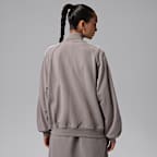Jordan Flight Fleece-Jacke aus French Terry mit durchgehendem Reißverschluss (Damen)