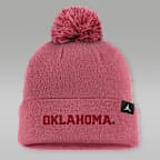 Oklahoma Primetime Campus Toned Men's Jordan Brand College Cuffed Pom Beanie