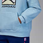 Felpa pullover con cappuccio Baseline in fleece Jordan Essentials – Ragazzo/a