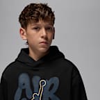 Sudadera con gorro sin cierre 23 Throw It Up para niños talla grande Jordan