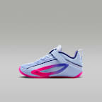 Luka 5 Little Kids' Basketball Shoes - Light Marine/Blue Void/Sapphire/Hyper Pink