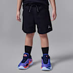 Shorts para niños talla pequeña Jordan Brooklyn Fleece Essentials - Negro