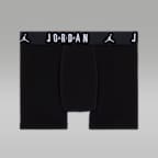 Jordan Big Kids' Flight Cotton Essentials Boxer Briefs (3-Pack)