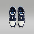 Jordan 1 Retro Low 'Obsidian' Younger Kids' Shoes