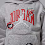 Conjunto de sudadera con gorro sin cierre Interstate 23 de 2 piezas con tejido Fleece infantil Jordan 