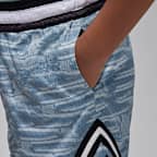 Shorts deportivos Diamond estampados MJ para niños talla grande Jordan Dri-FIT