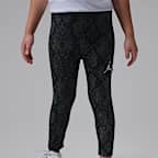 Conjunto de leggings y sudadera con gorro sin cierre tipo piel de serpiente infantil Jordan Essentials