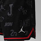 ジョーダン リトルキッズ プリント メッシュ テーピング ショートパンツ