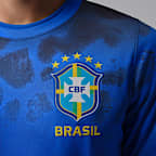 Brazil Academy Pro Men's Jordan Dri-FIT Football Short-Sleeve Pre-Match Top