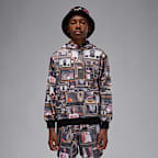 ジョーダン ジュニア ブルックリン プリント フレンチテリー プルオーバー パーカー