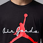 Playera con tipografía para niños talla grande Jordan Flight Essentials