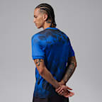 Brazil Academy Pro Men's Jordan Dri-FIT Football Short-Sleeve Pre-Match Top