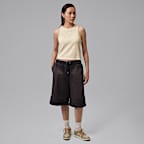 조던 플라이트 여성 와플 탱크 탑