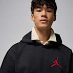 Sudadera con gorro sin cierre Jordan Jumpman de tejido Fleece para hombre