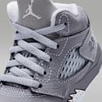 Jordan 5 Retro "Wolf Grey" Baby/Toddler Shoes