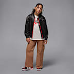 Jordan Older Kids' Colour-Blocked Satin Bomber