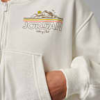 Sudadera con gorro de cierre completo Hike Mike para mujer Jordan Brooklyn Fleece