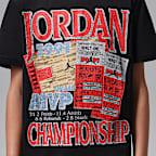 Playera '91 Playoff Tix para niños talla grande Air Jordan 6