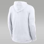 Playera de manga larga universitaria marca Jordan Dri-FIT con gorro para hombre Oklahoma Sideline