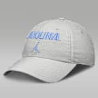 Gorra universitaria ajustable marca Jordan para hombre North Carolina Sideline Club Practice